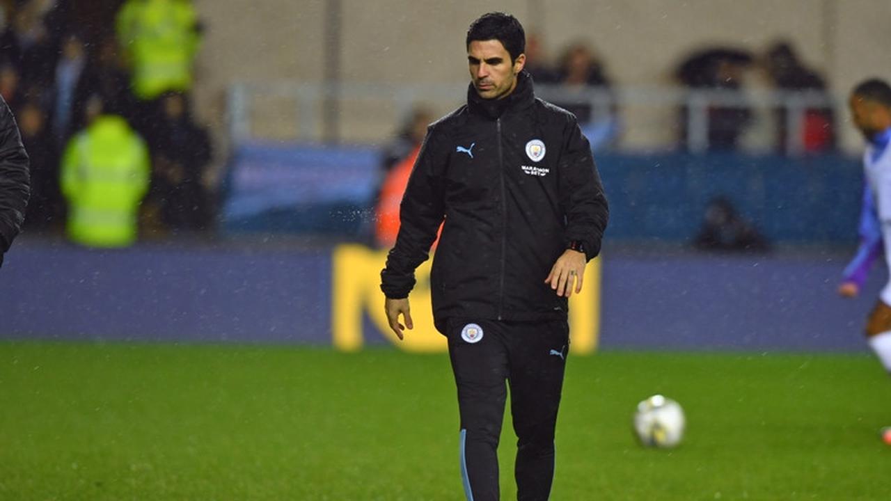 Asisten pelatih Manchester City, Mikel Arteta.