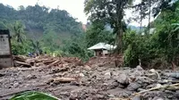 Banjir dan longsor di Pesisir Selatan, Kamis (8/3/2024). (Liputan6.com/ ist)