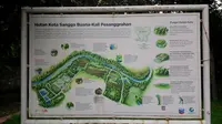 hutan kota yang ada di bantaran Sungai Pesanggrahan, Karang Tengah, Lebak Bulus, Cilandak, Jakarta Selatan. (Liputan6.com/Nafiysul Qodar)