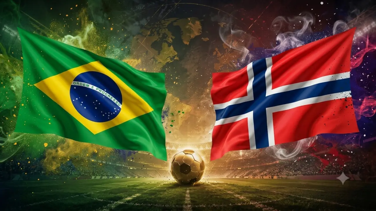 Ilustrasi Brasil Vs Norwegia
