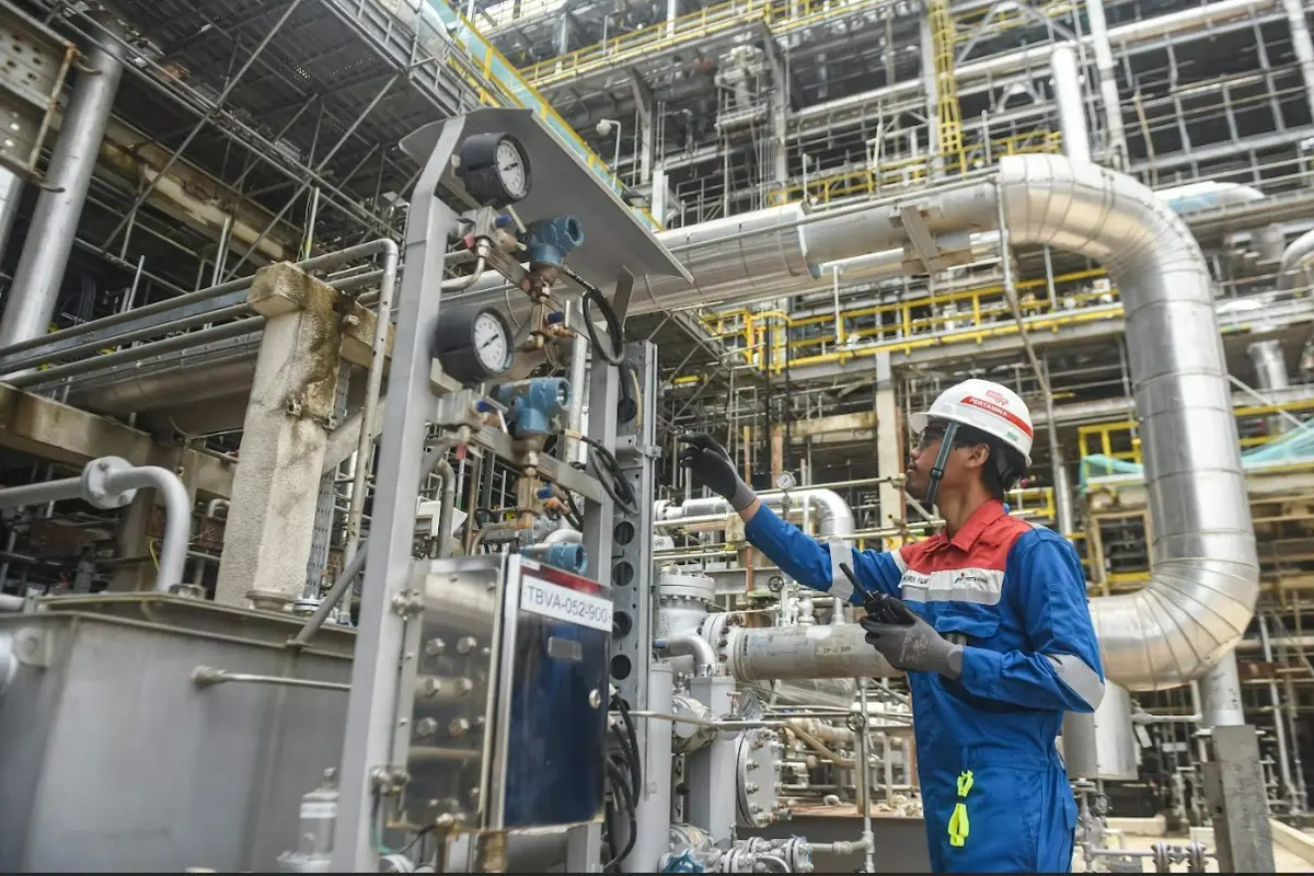 Proyek RDMP Balikpapan merupakan Proyek Strategis Nasional (PSN) yang dijalankan PT Kilang Pertamina Internasional (KPI). (Foto: Pertamina)