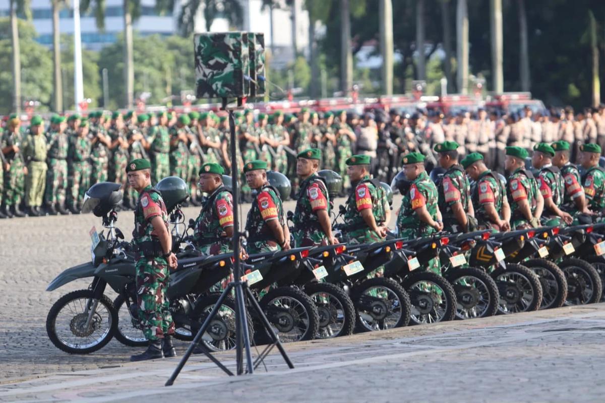 4.500 Personel TNI-Polri Dikerahkan Amankan Ibadah Natal dan Tahun Baru di Jakarta
