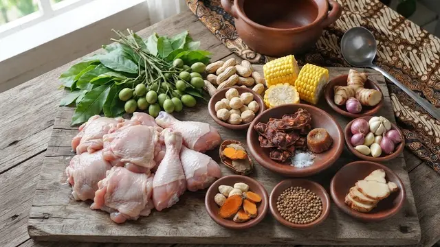Resep ayam goreng bumbu sayur asem