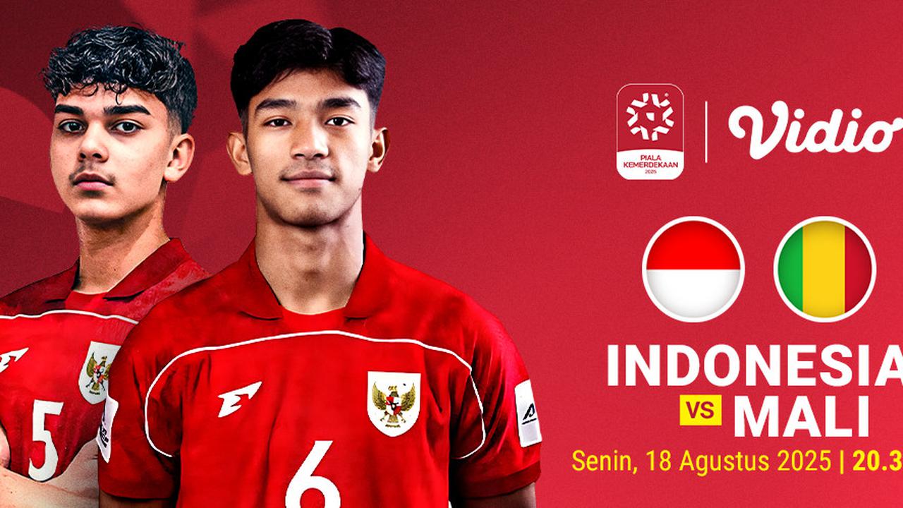 Link Live Streaming Piala Kemerdekaan 2025 Indonesia U-17 vs Mali U-17: Eksklusif di Vidio