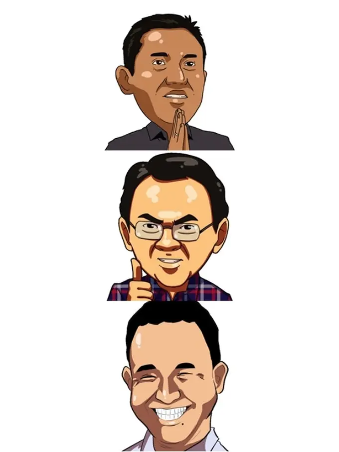 [Bintang] 3 Alasan Kamu Harus Unduh Stiker Cagub dan Cawagub DKI di BBM!