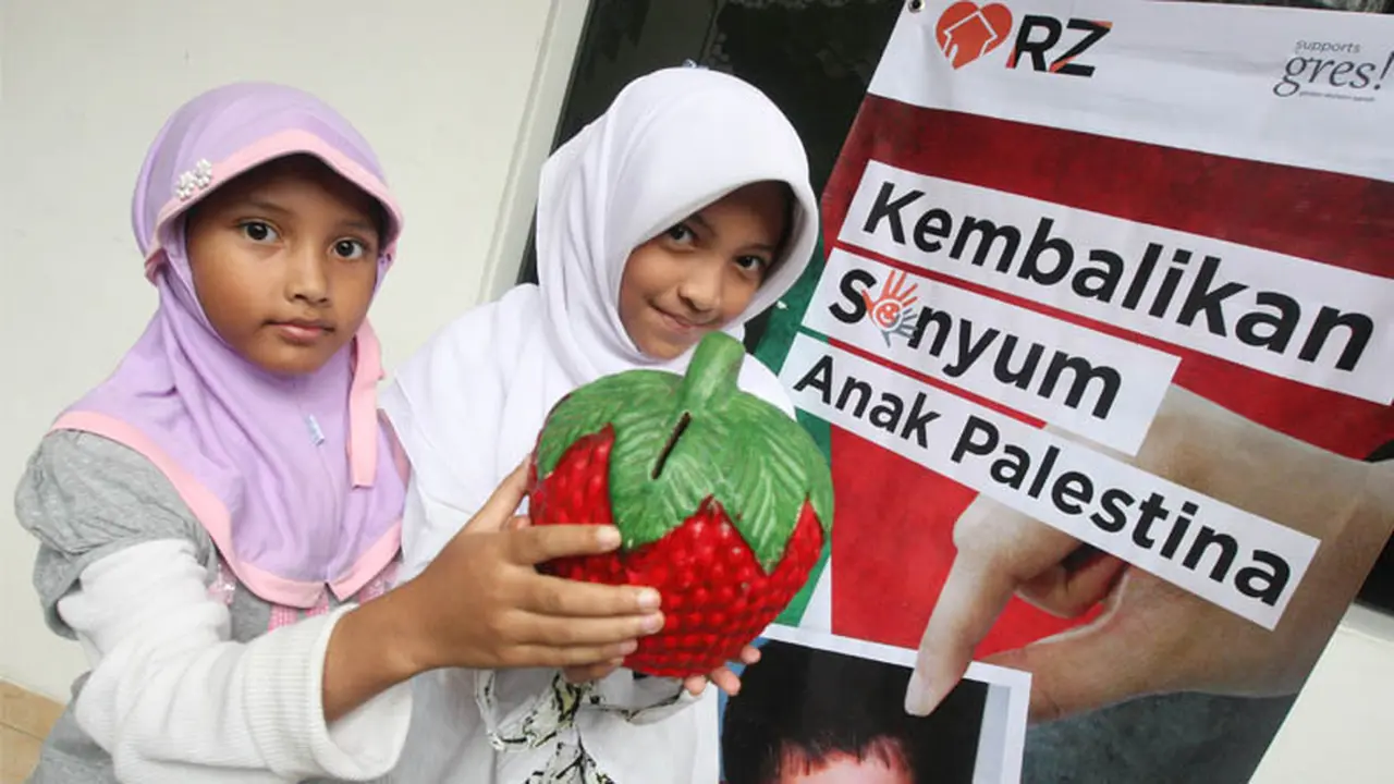 RZ Ajak Masyarakat Kembalikan Senyum Anak Palestina