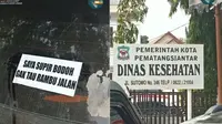 Seorang pria tempeli mobil yang parkir liar (Instagram/@sumatera_talk)