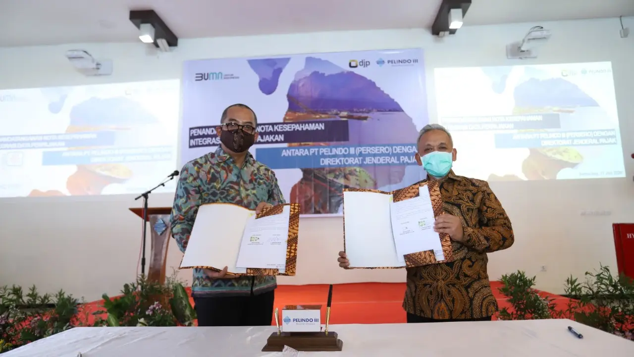 Transformasi Bisnis, Pelindo 3 dan Dirjen Pajak Kolaborasi Integrasi Data Perpajakan 