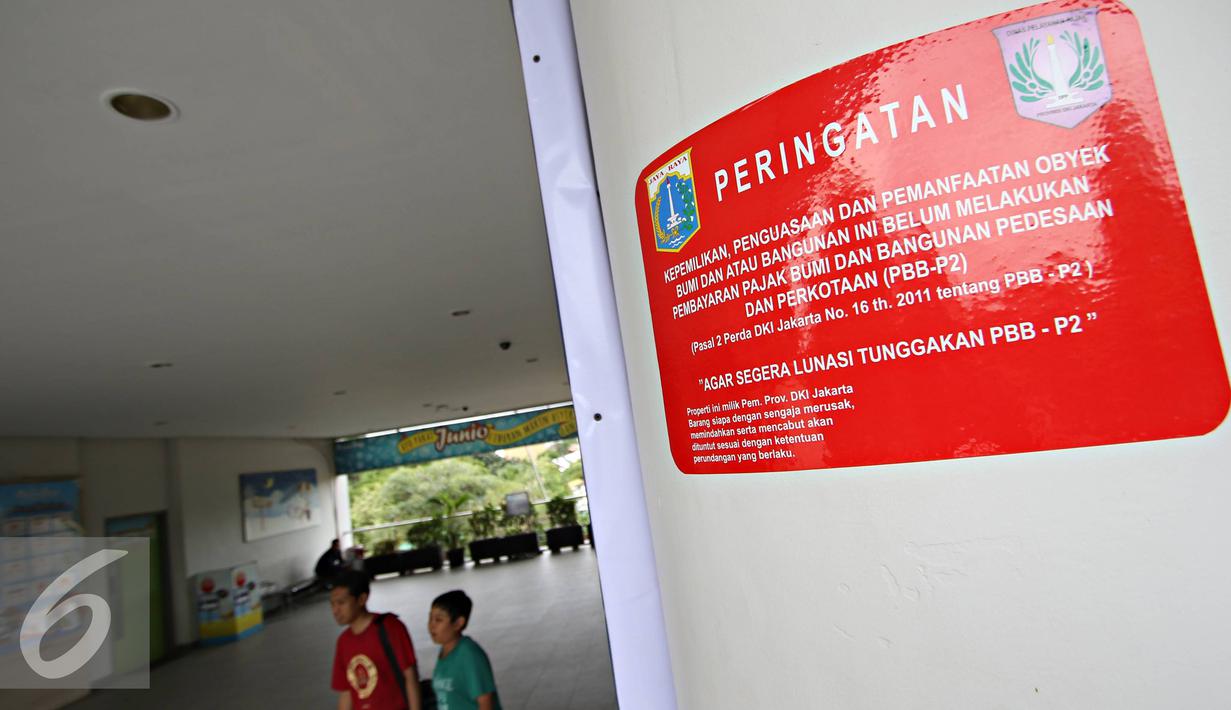 Tunggak Pajak Rp 1,7 Miliar, Snowbay TMII Dipasangi Plang ...