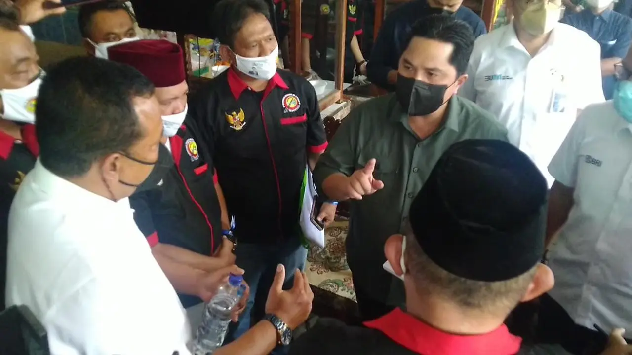 Saat Tukang Bakso Tantang Menteri Erick Thohir soal Kemudahan Akses KUR (Istimewa)