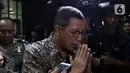 Mantan Menteri Agama Lukman Hakim Saifuddin meninggalkan gedung KPK usai menjalani pemeriksaan, Jakarta, Jumat (15/11/2019). KPK memeriksa Lukman Hakim Saifuddin untuk klarifikasi lanjutan terkait kewenangannya di Kementerian Agama selama menjabat Menteri Agama. (Liputan6.com/Helmi Fithriansyah)