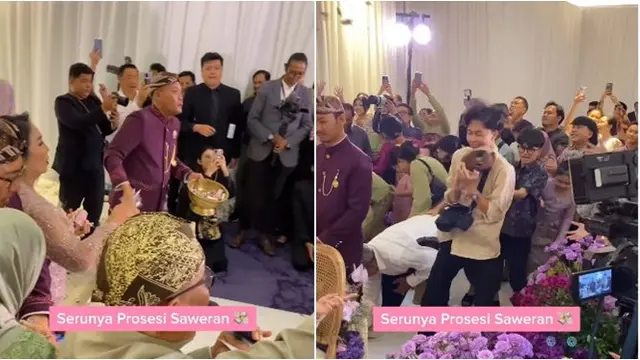 8 Potret Prosesi Pernikahan Adat Sunda Rizky Febian dan Mahalini, Penuh Haru Bahagia