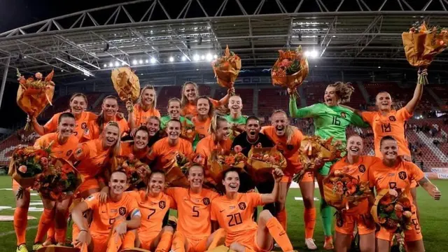 Foto: Timnas wanita Belanda