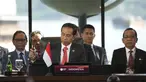 Presiden Indonesia Joko Widodo (tengah) mengetok palu menandai dibukanya Konferensi Tingkat Tinggi (KTT) Ke-42 ASEAN , di Labuan Bajo, NTT, Rabu (10/5/2023). (AP Photo/Achmad Ibrahim, Pool)
