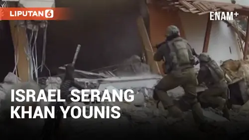 VIDEO: Israel Rilis Video Penyerbuan Pos Batalion Hamas di Khan Younis