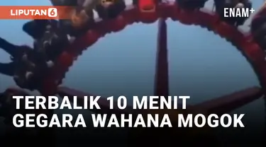 Ngeri! Wahana Mogok di China Bikin Pengunjung Terbalik Selama 10 Menit