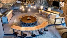 Dulunya, gua yang diberi nama Beckham Creek Cave Lodge ini dibangun sebagai tempat penampungan bom. Gua itu telah direnovasi menjadi hotel mewah yang mampu menampung 8 tamu.