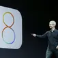 Tim Cook meluncurkan iOS 8 di WWDC 2014 (Syracuse.com)