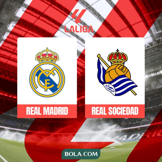Liga Spanyol - Real Madrid Vs Real Sociedad