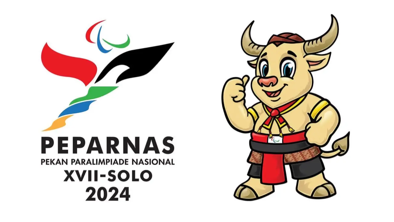 Makna Logo dan Maskot Peparnas 2024, Ada Kebo Bule hingga Perkutut