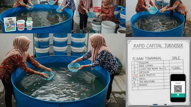 Usaha Ternak Bersama Ibu Kader Desa