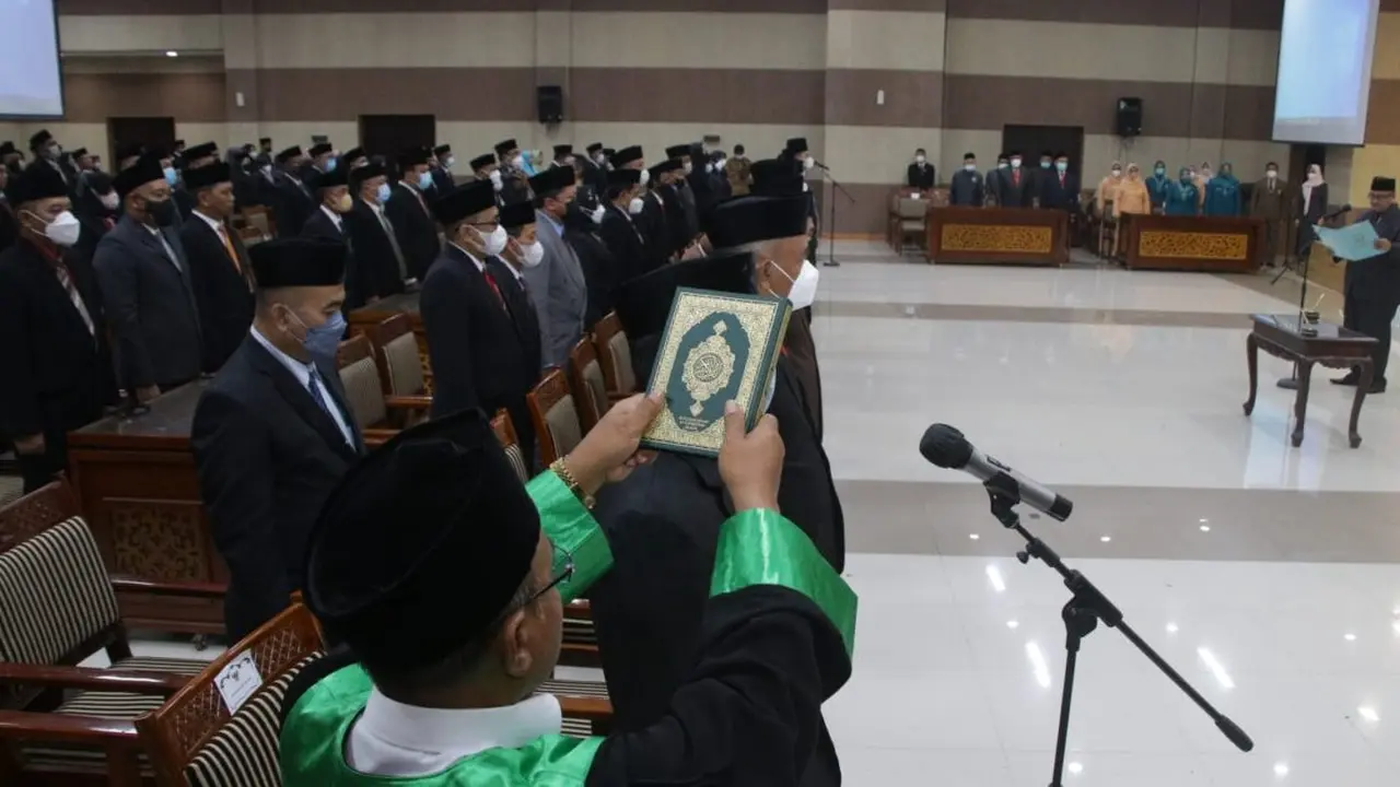 Ratusan pejabat di lingkungan Pemkab Banyuwangi dimutasi. (Istimewa)