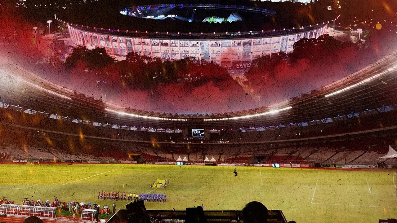 Ilustrasi - GBK Stadion Gelora Bung Karno Timnas Indonesia
