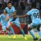 Alex Goncalves, striker Persela, saat melawan Kalteng Putra di Stadion Surajaya, Lamongan (11/7/2019). (Bola.com/Aditya Wany)