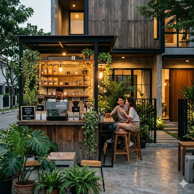 Coffee Corner Depan Rumah Minimalis