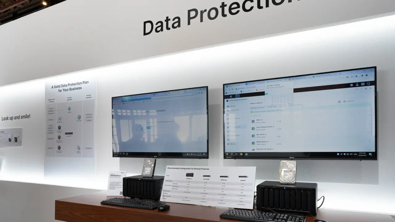 Synology memamerkan sejumlah layanan terbaru berbasis AI di POPOP Cultural Creative Park Taiwan selama penyelenggaraan Computex 2023. Dok: Synology