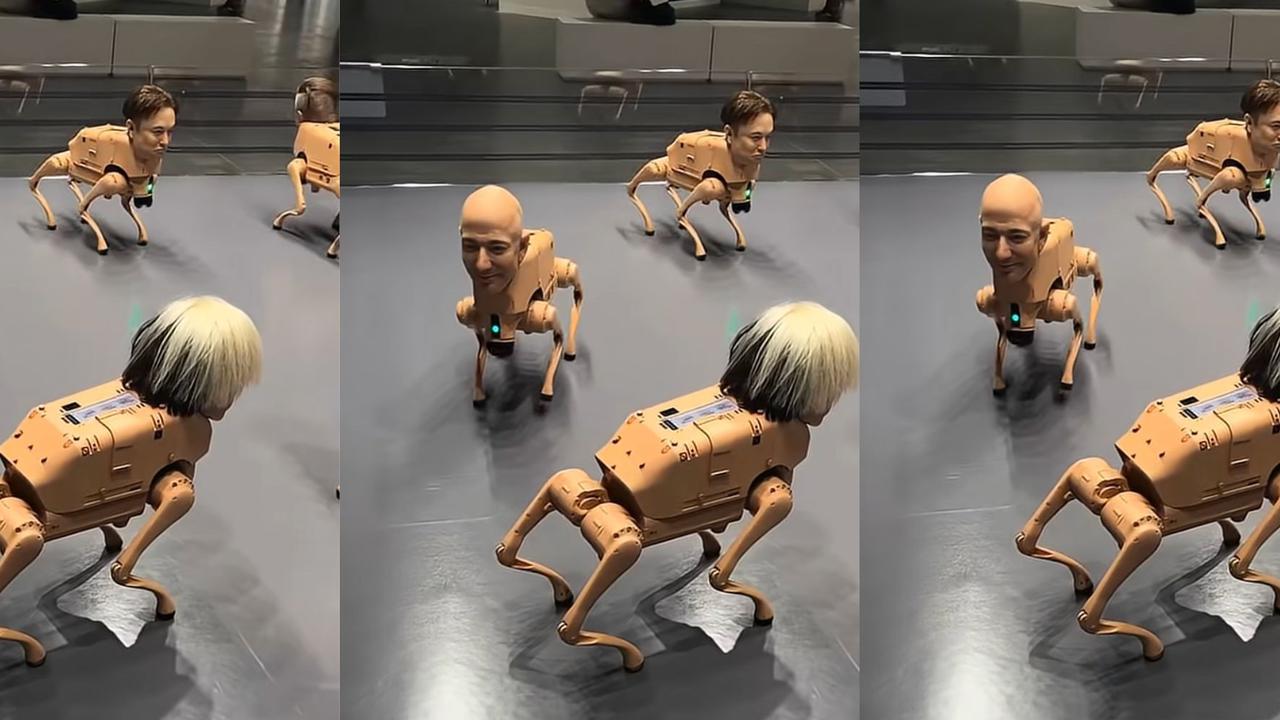 Anjing Robot Bermuka Elon Musk Curi Perhatian