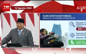 Prabowo Ungkap BUMN Dipangkas Hemat Rp 50 Triliun: Ada Gaji Direksi sampai Perjalanan Dinas