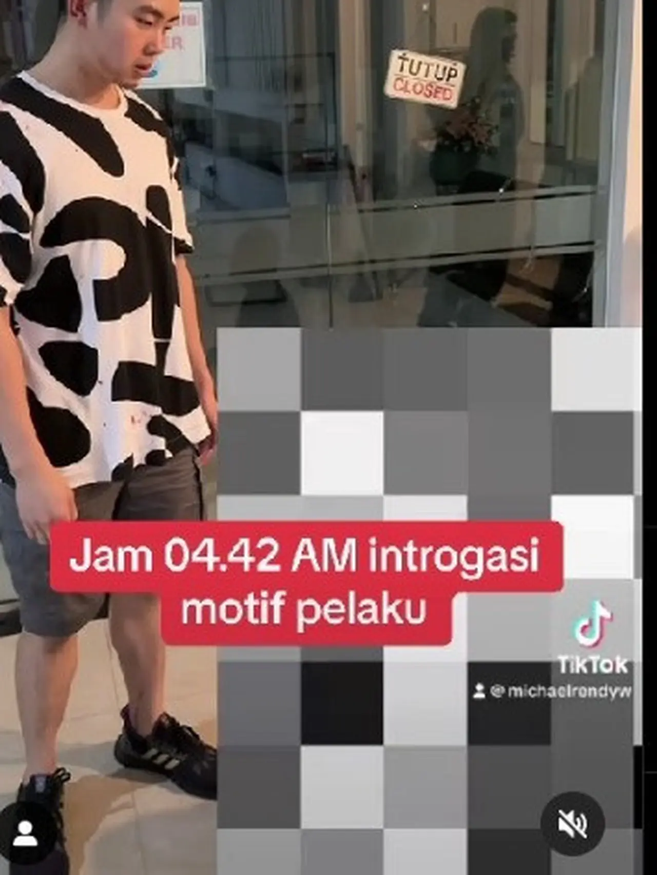 Tiktoker Michael Rendy Wiyono Jadi Korban Perampokan oleh Tetangga di ...