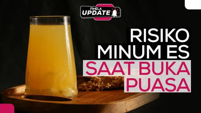 Minum Air Es saat Buka Puasa Bisa Bikin Berat Badan Naik?