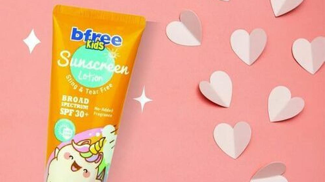 1. B-FREE Kids Sunscreen Lotion
