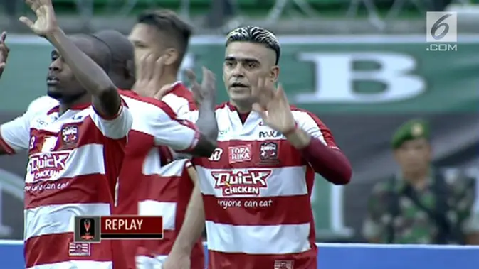 VIDEO: Highlight Piala Presiden 2018, Madura United Vs PS TNI