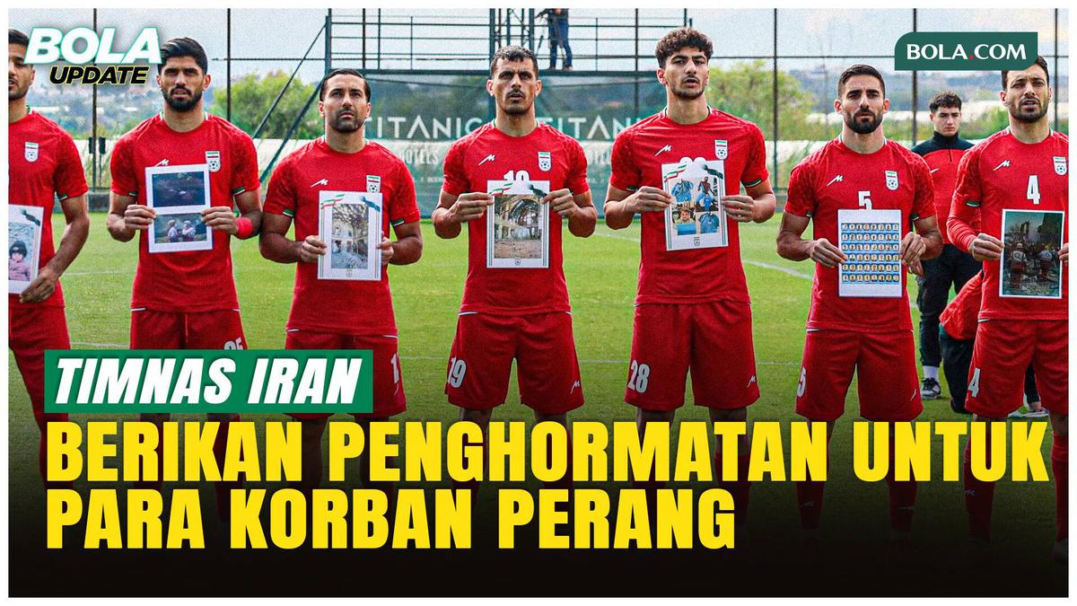 Momen Haru Timnas Iran! Tribute Korban Perang Jelang Piala Dunia 2026