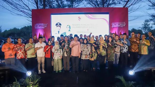 Resepsi Puncak 100 Hari Kerja Bupati Sekaligus Penyerahan SK PPPK Digelar di Destinasi Wisata