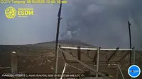 Gunung Anak Krakatau 6 Kali Erupsi, Abu Hitam Membubung 500 Meter