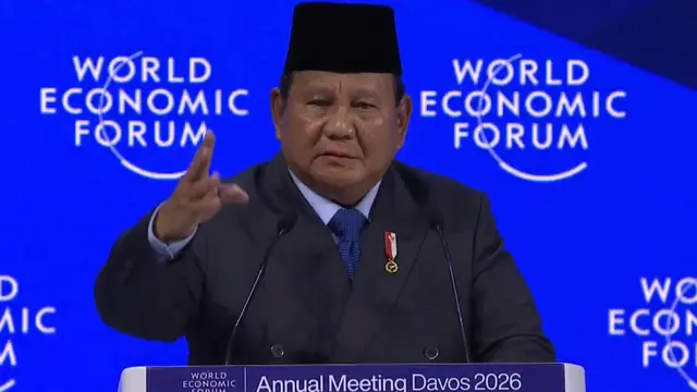 Prabowo Pidato di WEF: Tak Akan Ada Kemakmuran Tanpa Perdamaian