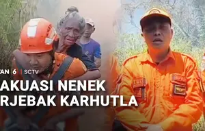 Nenek 80 Tahun Terjebak di Hutan Pinus yang Terbakar