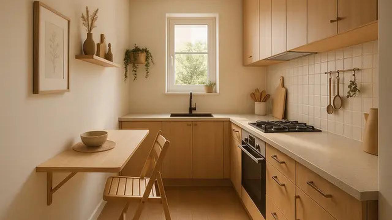 8 Desain Dapur Kecil Memanjang ke Samping, Solusi Ruang Terbatas yang Tetap Estetik di 2025