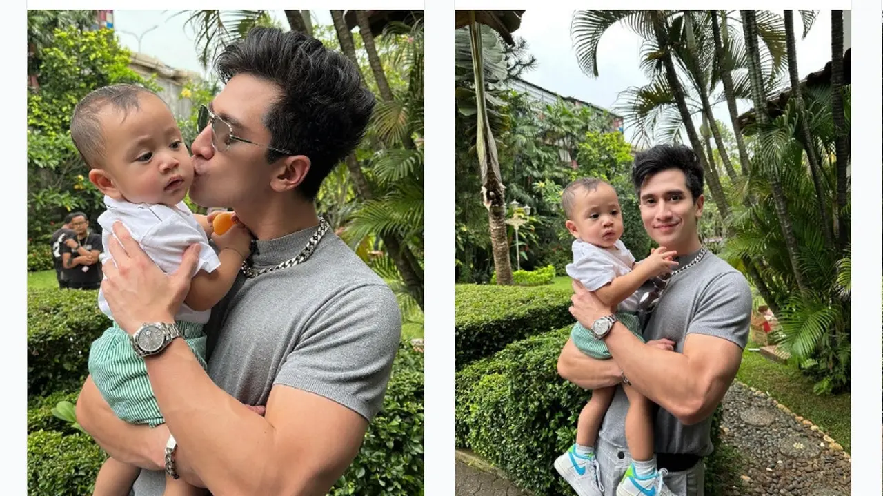 Verrell Bramasta main bareng Cipung disela syuting program House of Mama Gigi SCTV (Foto: Instagram bramastavrl)