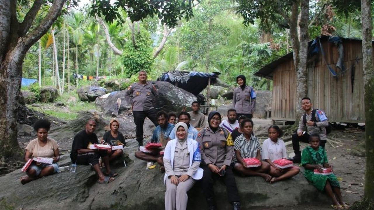 Polres Jayapura Beri Layanan Kesehatan Bergerak di Kampung Terpencil, Atasi Malaria dan Penyakit Lain
