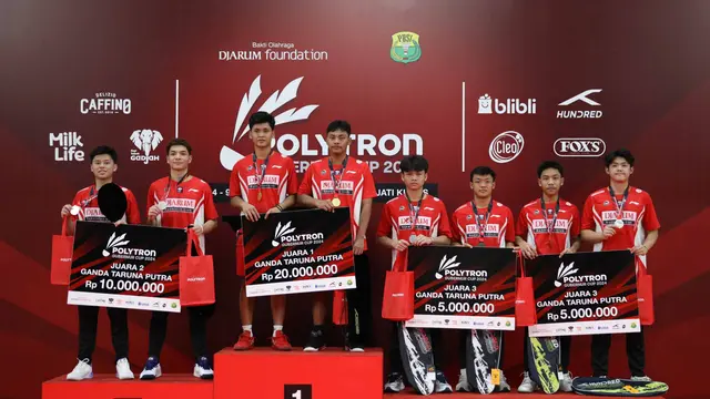 Para juara Polytron Gubernur Cup 2024