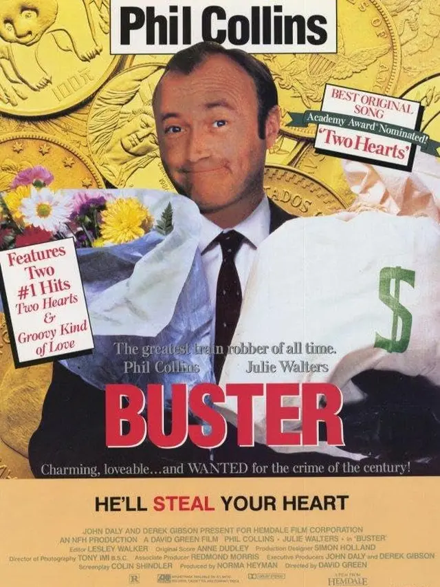 Poster film Buster. (Foto: Dok. The Movie Group/ Vestron Pictures/ IMDb)