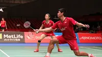 Ganda campuran Indonesia Praveen Jordan / Debby Susanto lolos ke perempat final Jepang Terbuka Super Series 2017. (Humas PP PBSI)