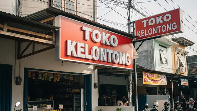 Papan Nama (Signage) yang Jelas dan Terbaca dari Jauh