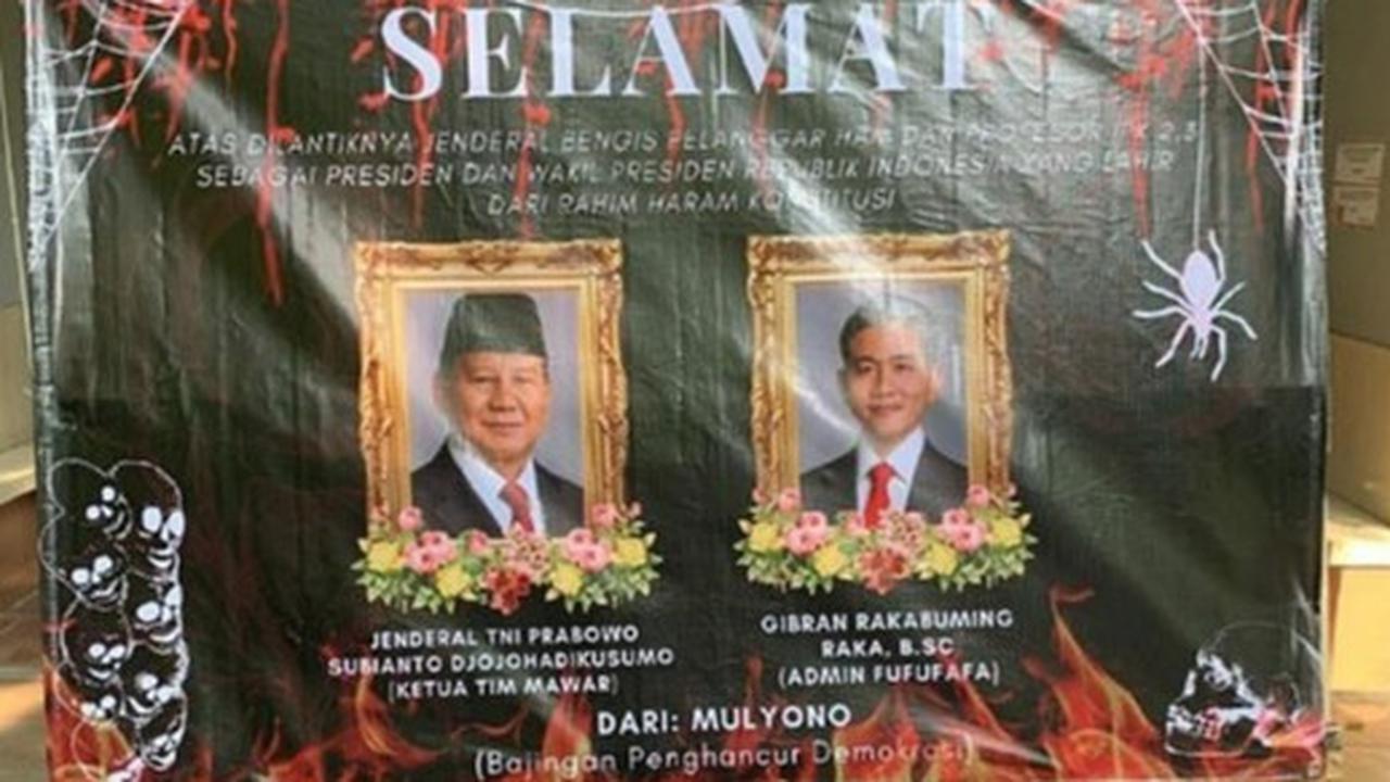 Sindir Prabowo-Gibran Lewat Karangan Bunga, BEM FISIP Unair Langsung Dibekukan