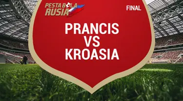 Prancis berhasil menjadi juara Piala Dunia 2018 setelah mengalahkan Kroasia dengan skor 4-2.